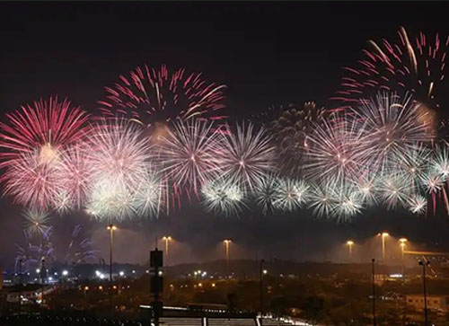 荔浦市焰火晚会